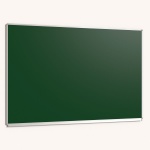 Wandtafel Stahlemaille grün, 180x120 cm, mit durchgehender Ablage, 
